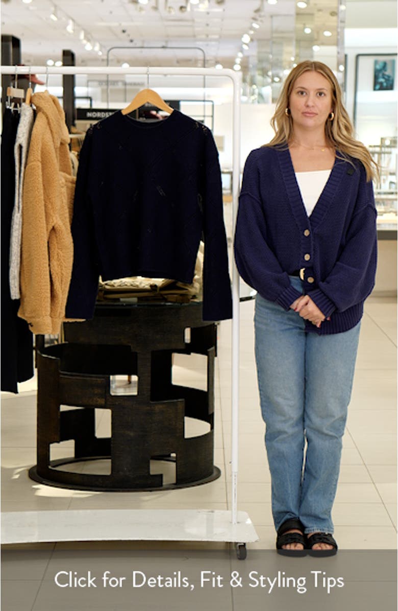 Texture Argyle Wool Sweater, sales video thumbnail