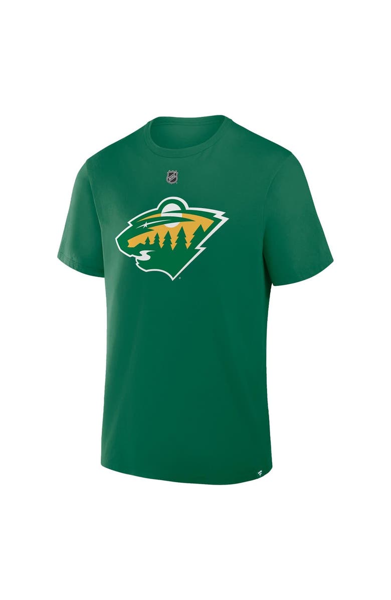 FANATICS Men's Fanatics Matthew Boldy Kelly Green Minnesota Wild Authentic Stack Name & Number T-Shirt, Alternate, color, Kelly Green