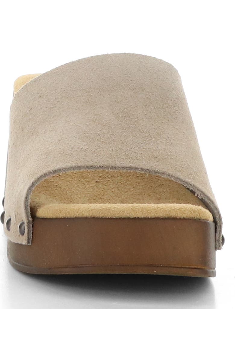 Bos. & Co. Marly Platform Slide Sandal, Alternate, color, Sand Suede