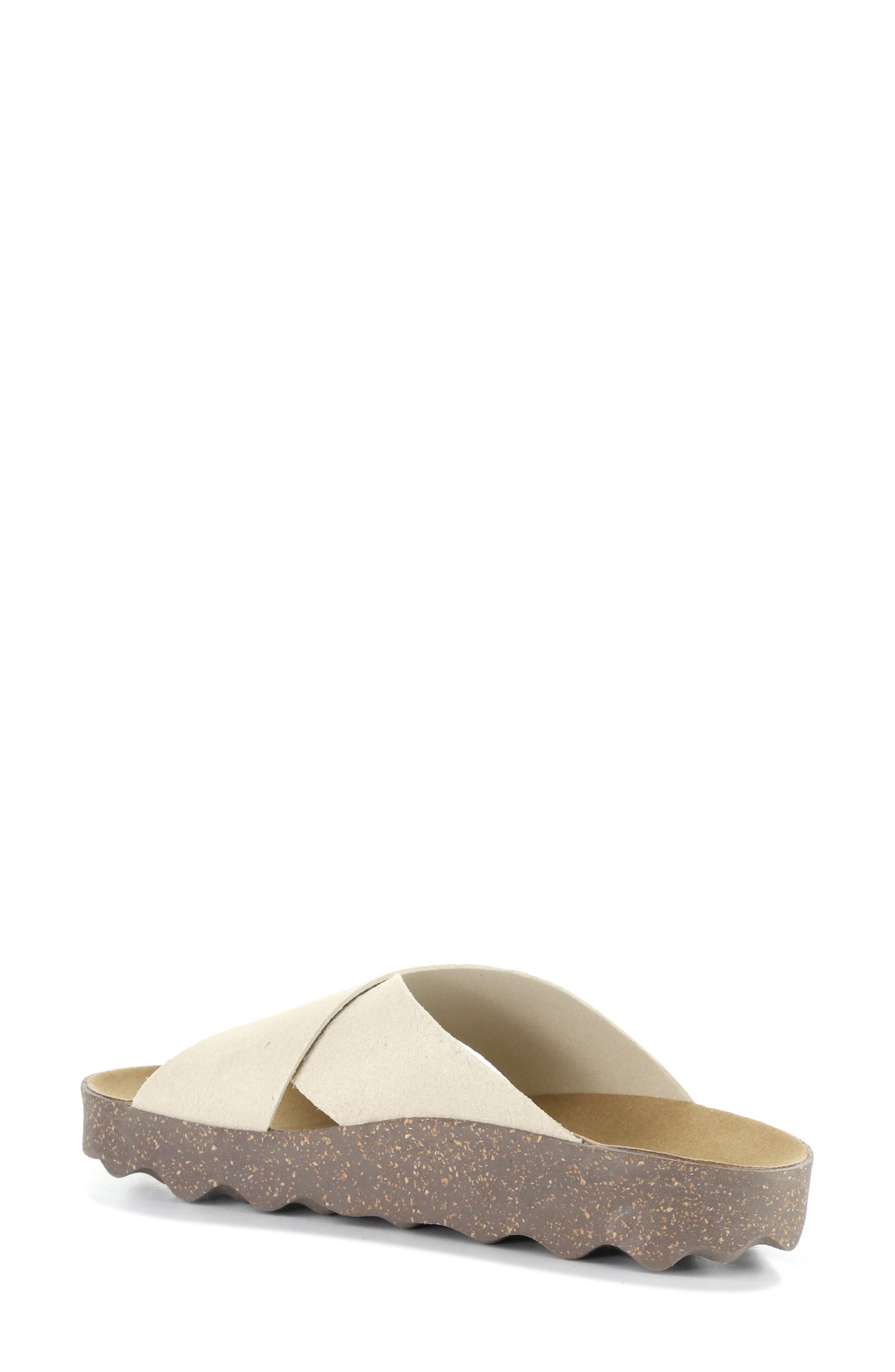 Cross Slide Sandal, Alternate, color, IVORY