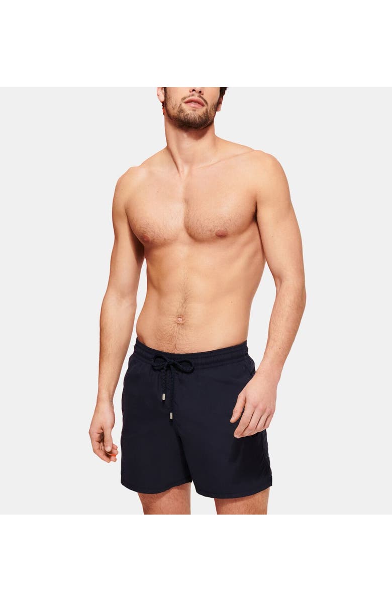 Vilebrequin Men's Solid Swim Trunks, Main, color, Noir