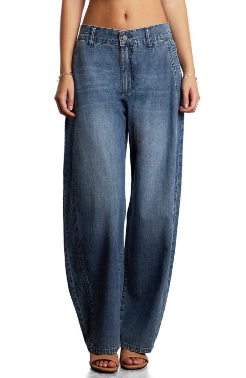 Sweetheart Barrel Leg Jeans