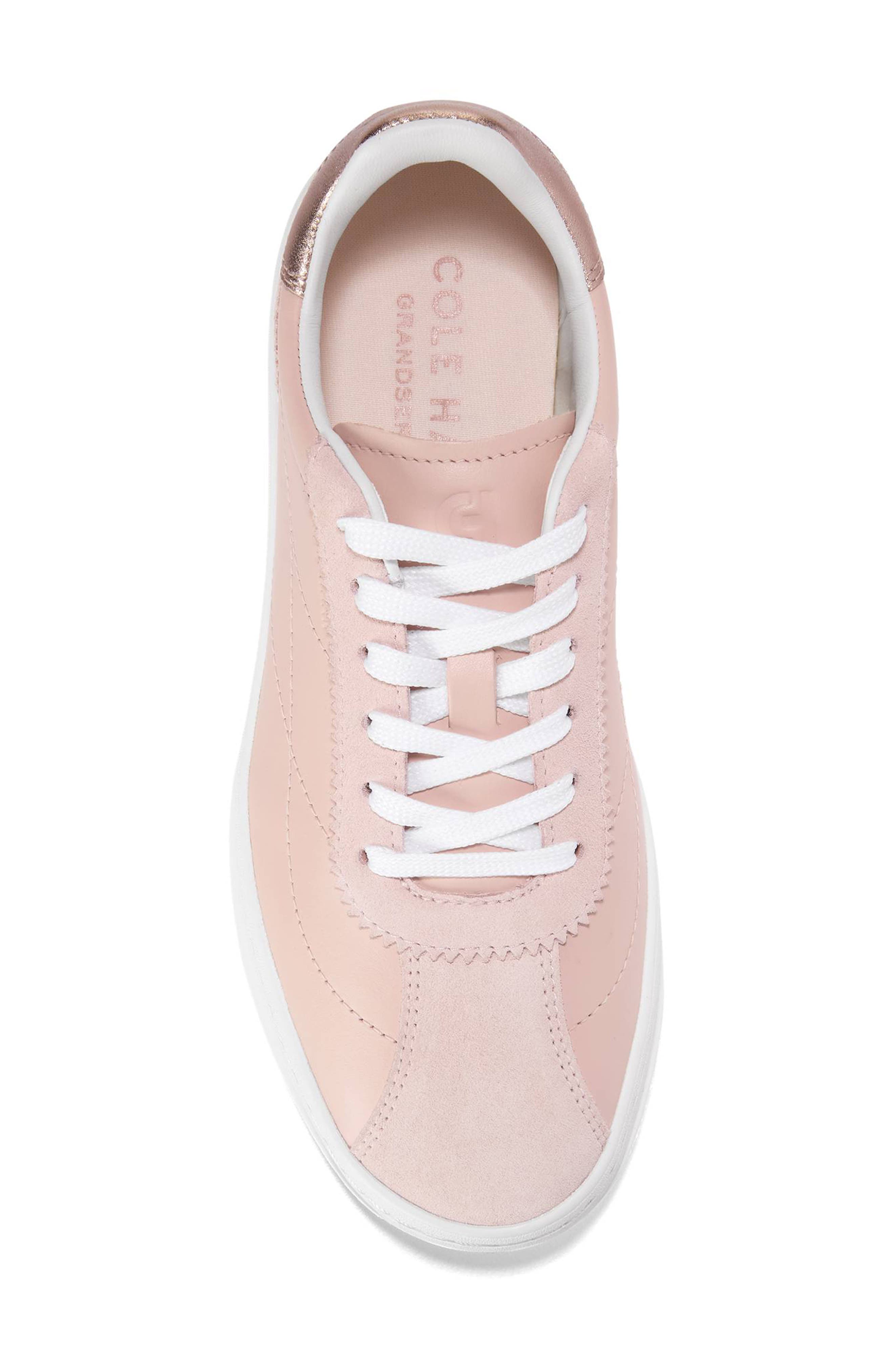 Cole Haan Byrnn Grand Crosscourt Sneaker, Alternate, color, Cameo Rose