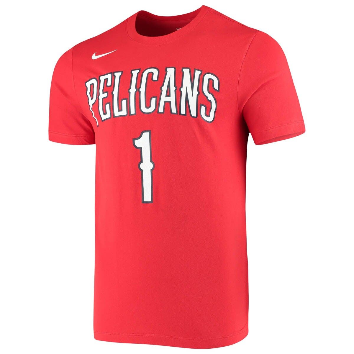 Men's Nike Zion Williamson Red New Orleans Pelicans Name & Number Performance T-Shirt - image 2