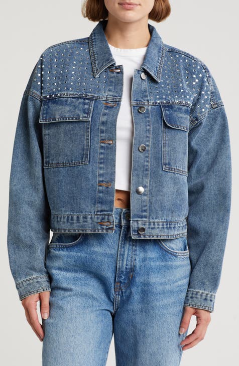 Bling Denim Shacket