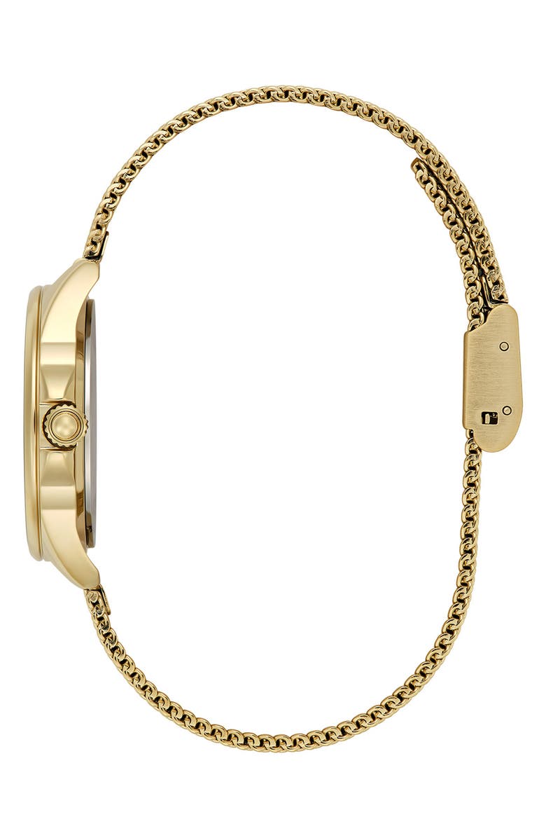 Olivia Burton Azure Mesh Strap Watch, 30mm, Alternate, color, Gold