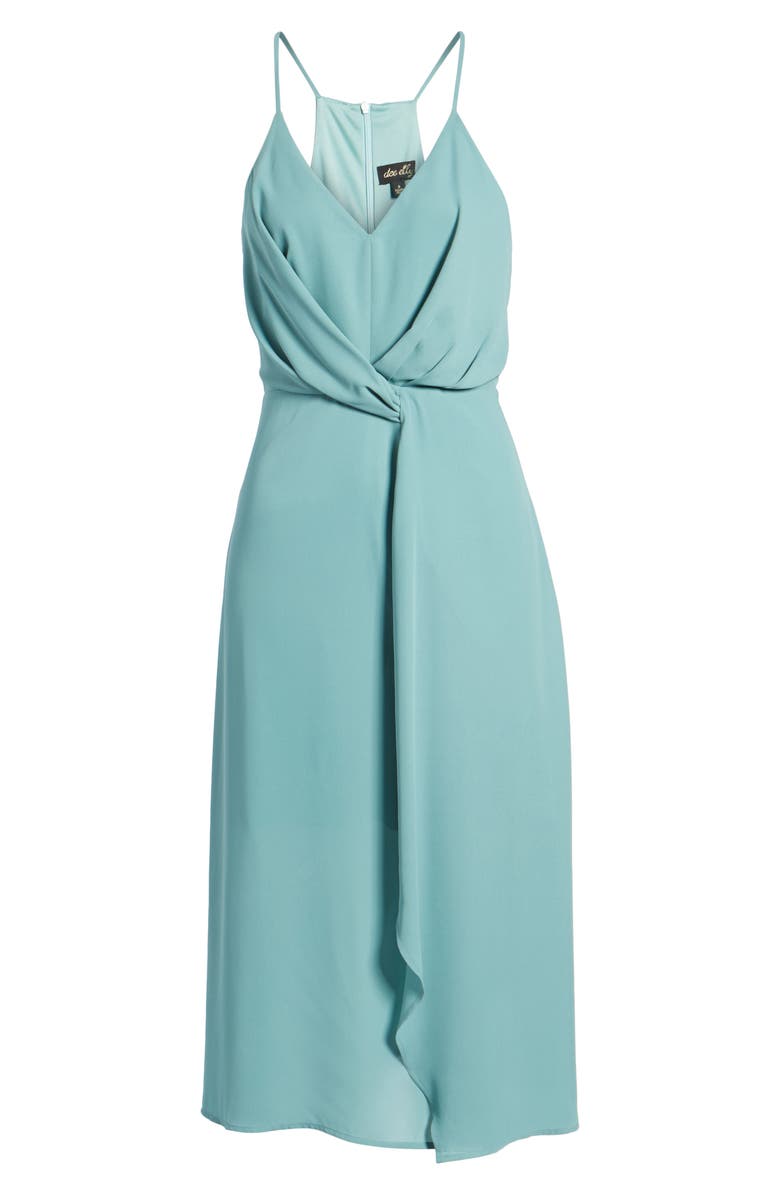 Dee Elly Knotted Waist Midi Dress, Alternate, color,