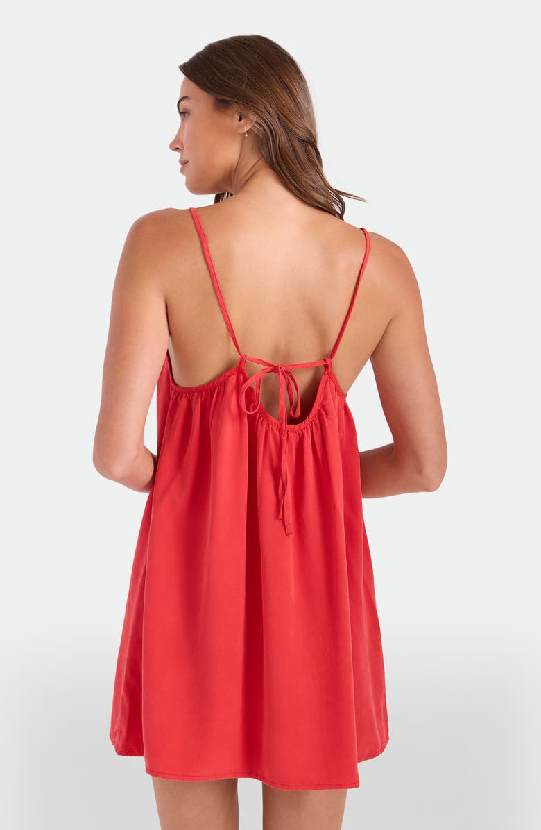 Volcom Baby Cakes Mini Cover-Up Sundress, Alternate, color, Persimmon