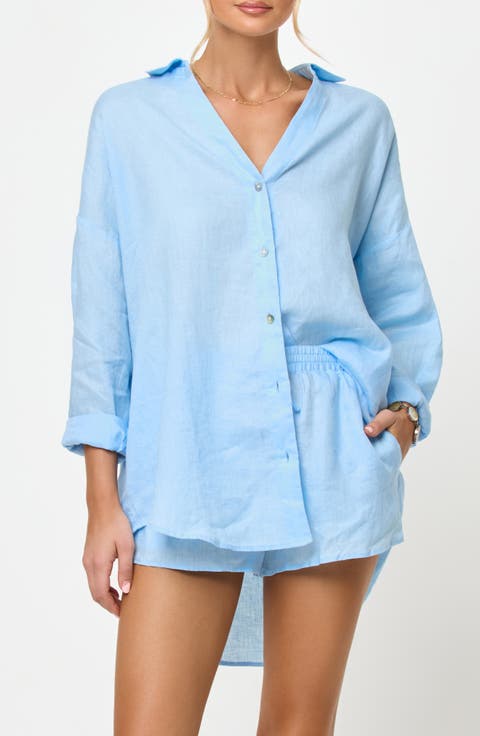 Rio Linen Cover-Up Tunic