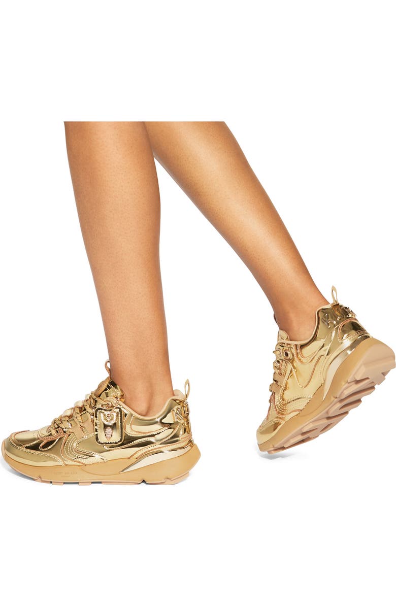 Kurt Geiger London Kurt Chunky Sole Sneaker, Alternate, color, Gold