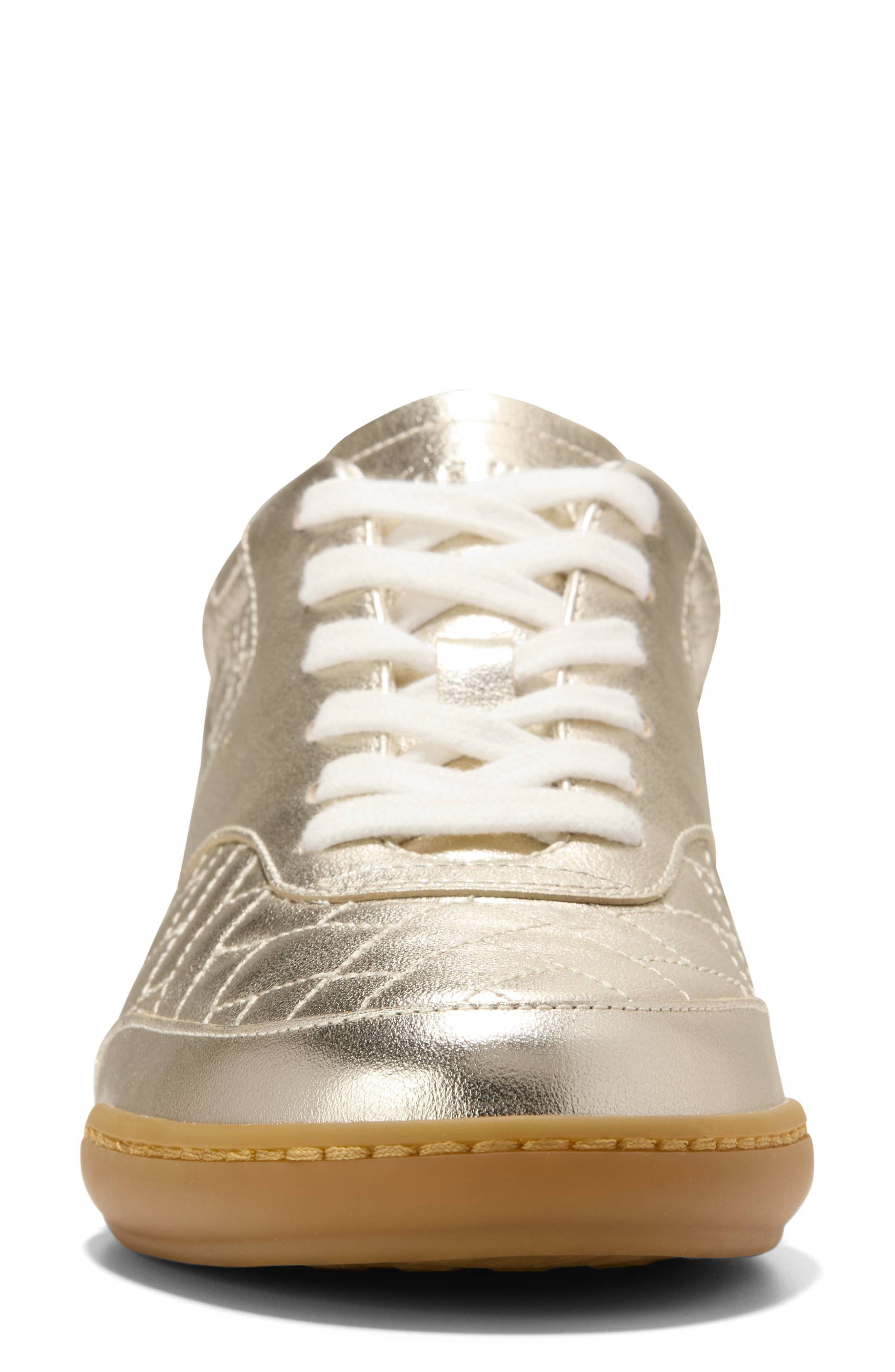 Cole Haan GrandPro Jazlyn Sneaker, Alternate, color, Soft Gold Leather