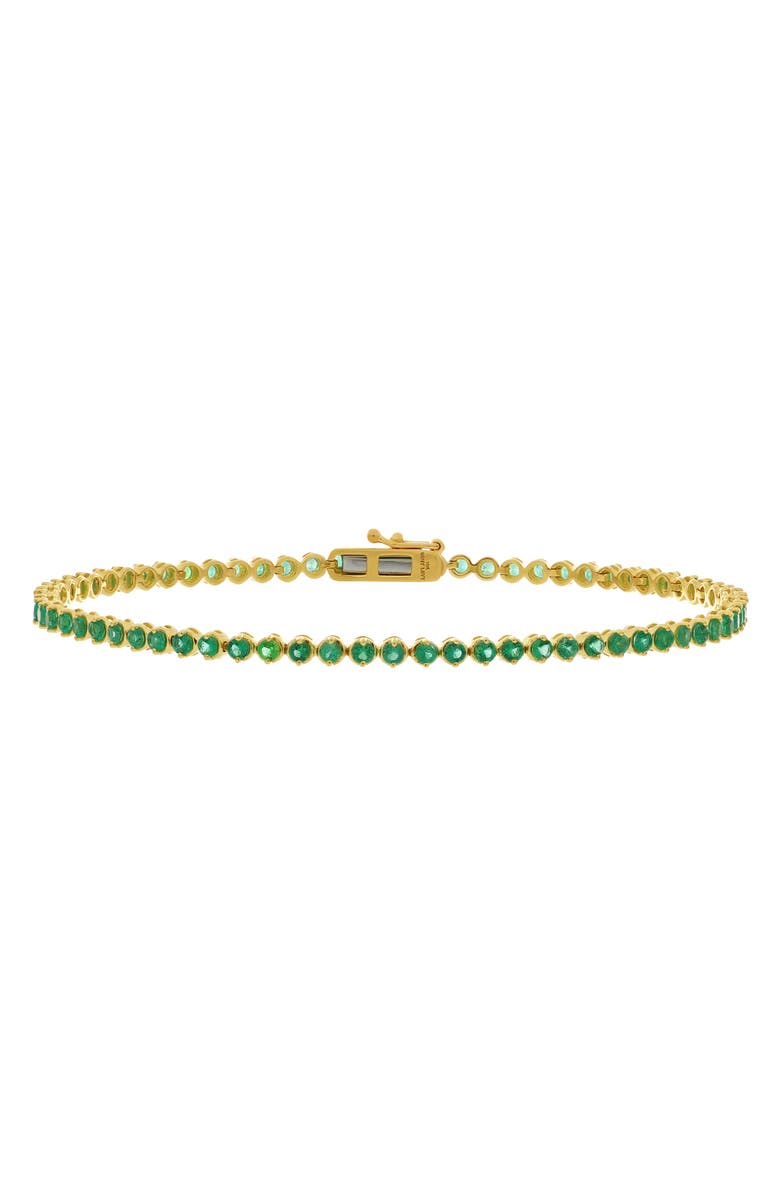 Bony Levy El Mar Emerald Tennis Bracelet, Main, color, 