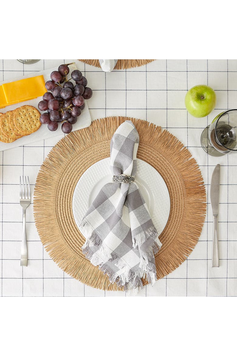 Kitchen Windowpane Tablecloth 60X104, Alternate, color, Windowpane