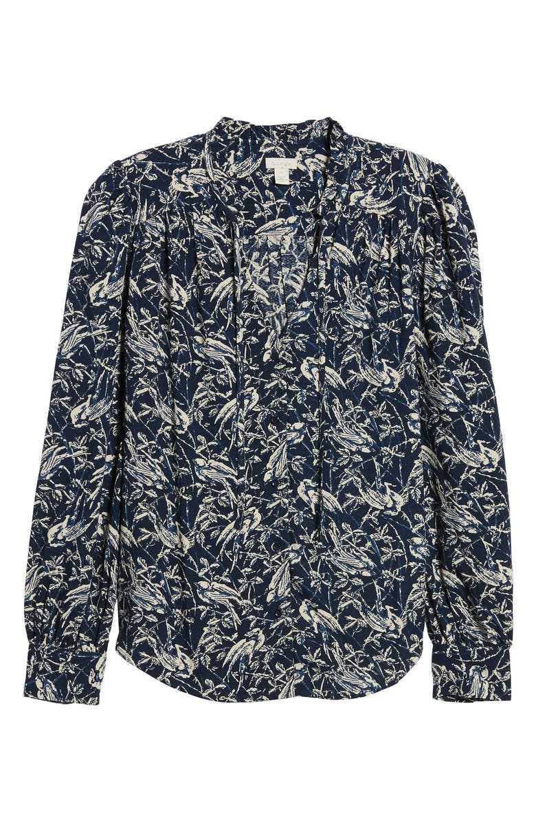 Hinge Tie Neck Blouse, Alternate, color, 