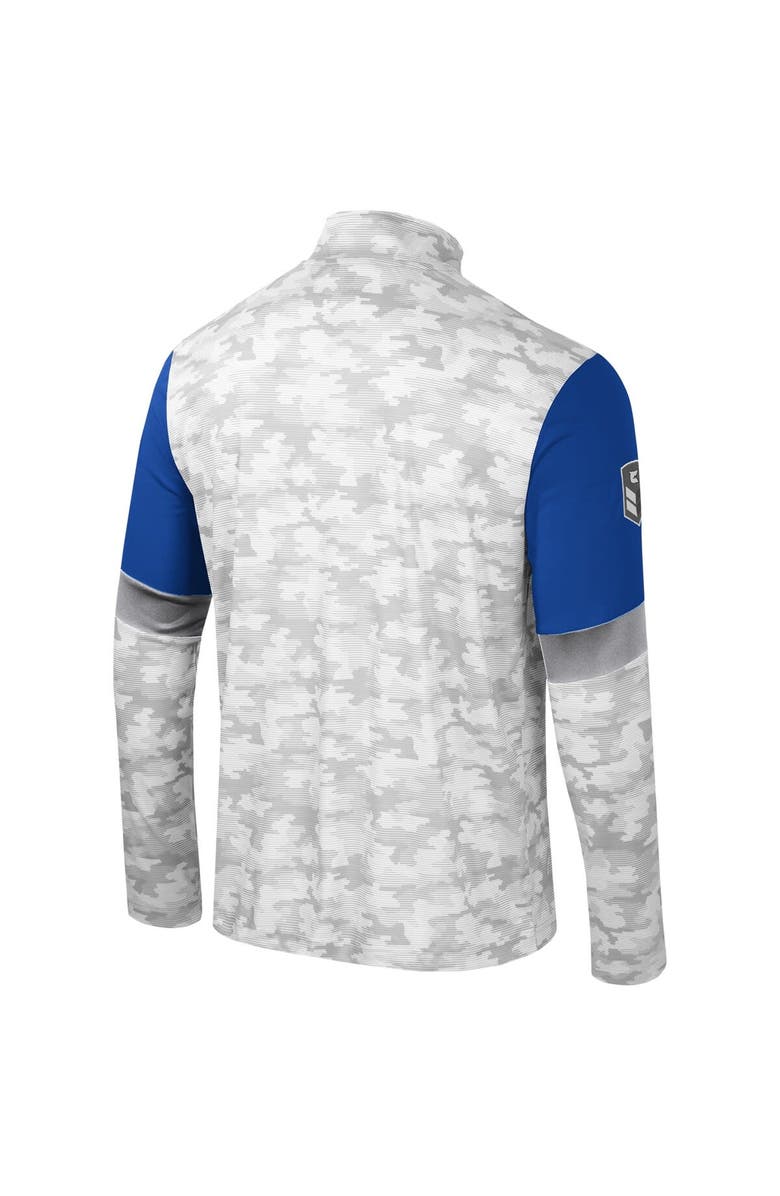 COLOSSEUM Men's Colosseum  Camo Air Force Falcons OHT Military Appreciation Tomahawk Quarter-Zip Windshirt, Alternate, color, 