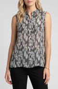 APNY Sleeveless Button-Up Shirt