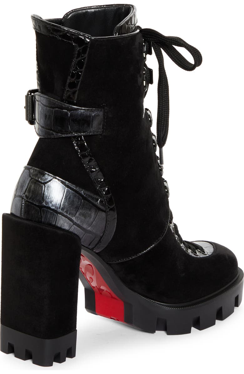 Christian Louboutin Macademia Bootie, Alternate, color, Black