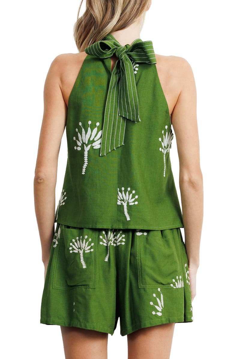 CIEBON Adara Halter Top, Alternate, color, Green