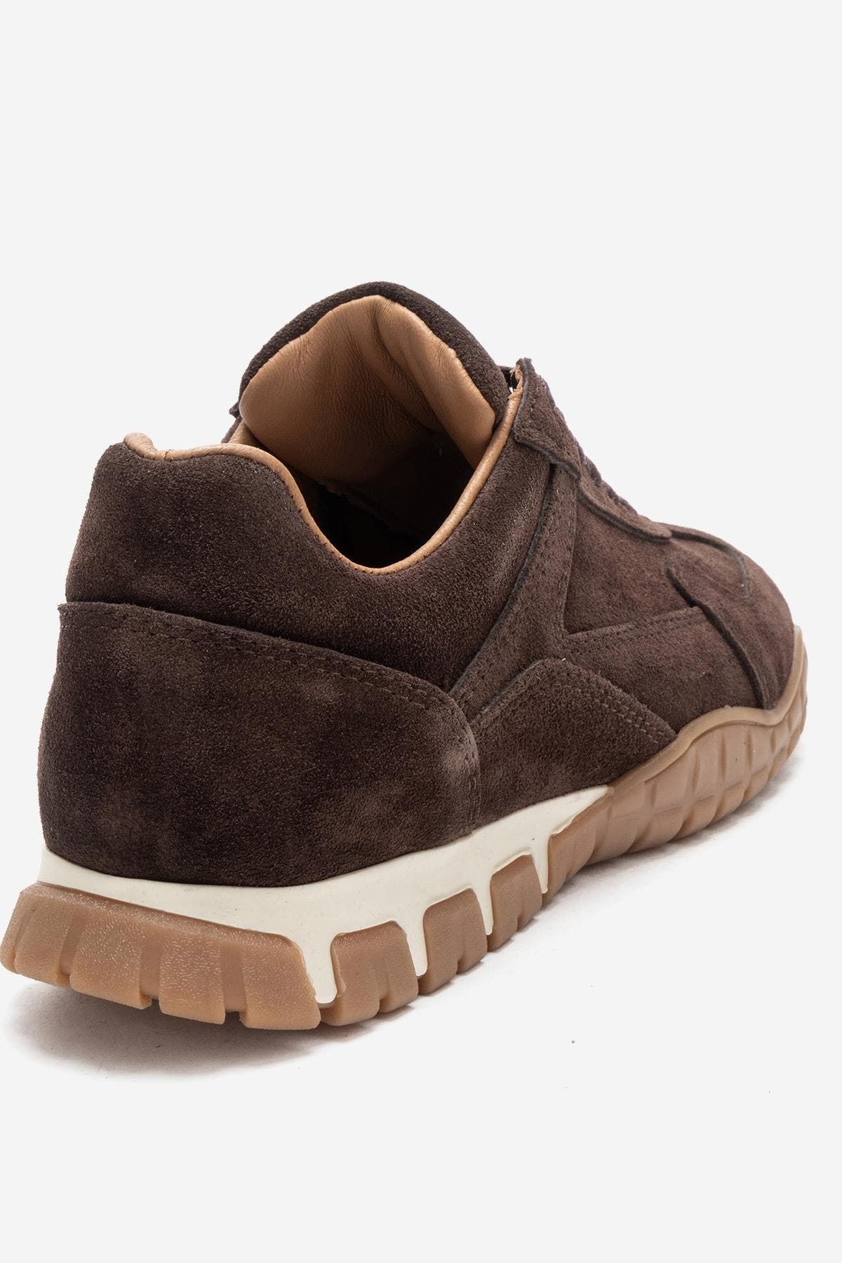 Lars Leather Sneaker, Alternate, color, Brown Suede