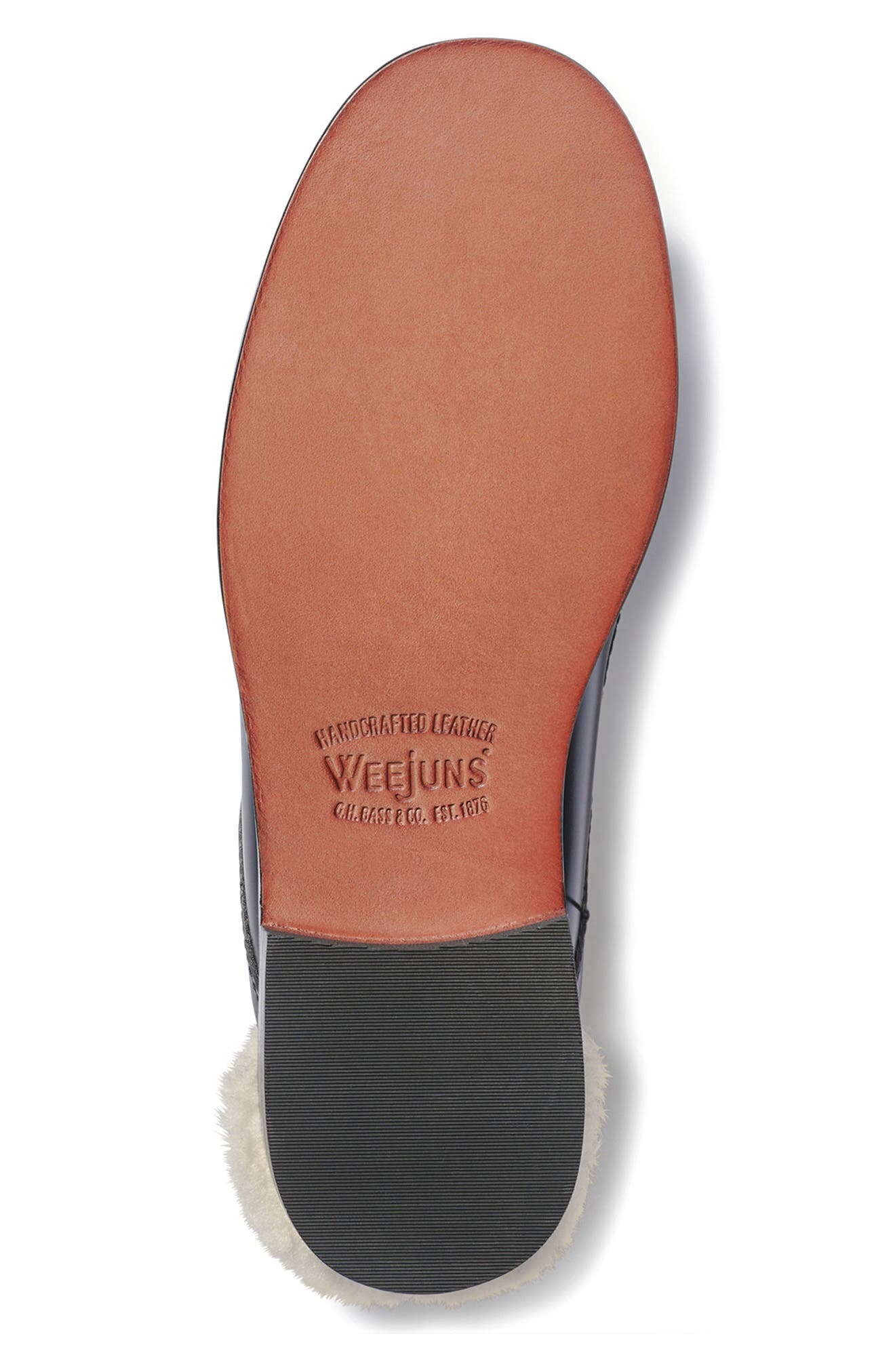 G.H.BASS G.H. Bass and Co. Wynn Genuine Shearling Lined Loafer Mule, Alternate, color, 