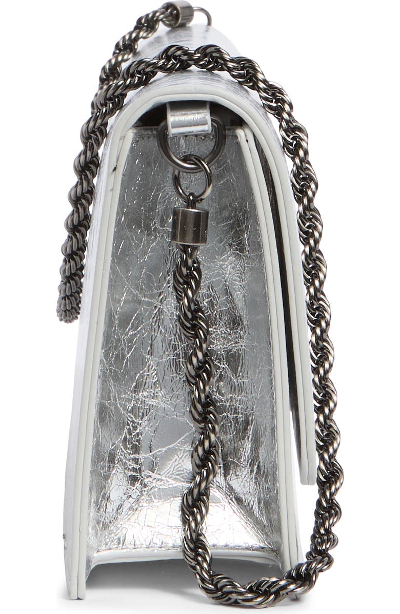 BCBG East/West Clutch, Alternate, color, Silver