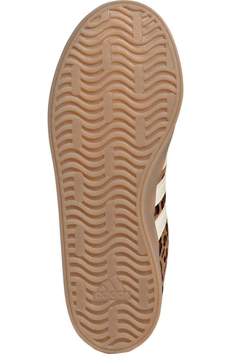 adidas VL Court 3.0 Genuine Calf Hair Sneaker, Alternate, color, Cream White/ Mesa/ Fox Brown