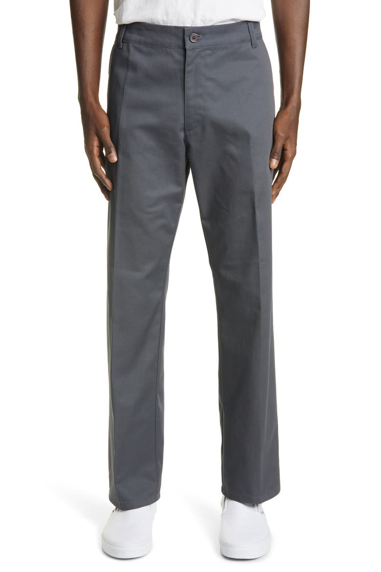 Men's Club Flat Front Pants, Main, color, CHARCOAL