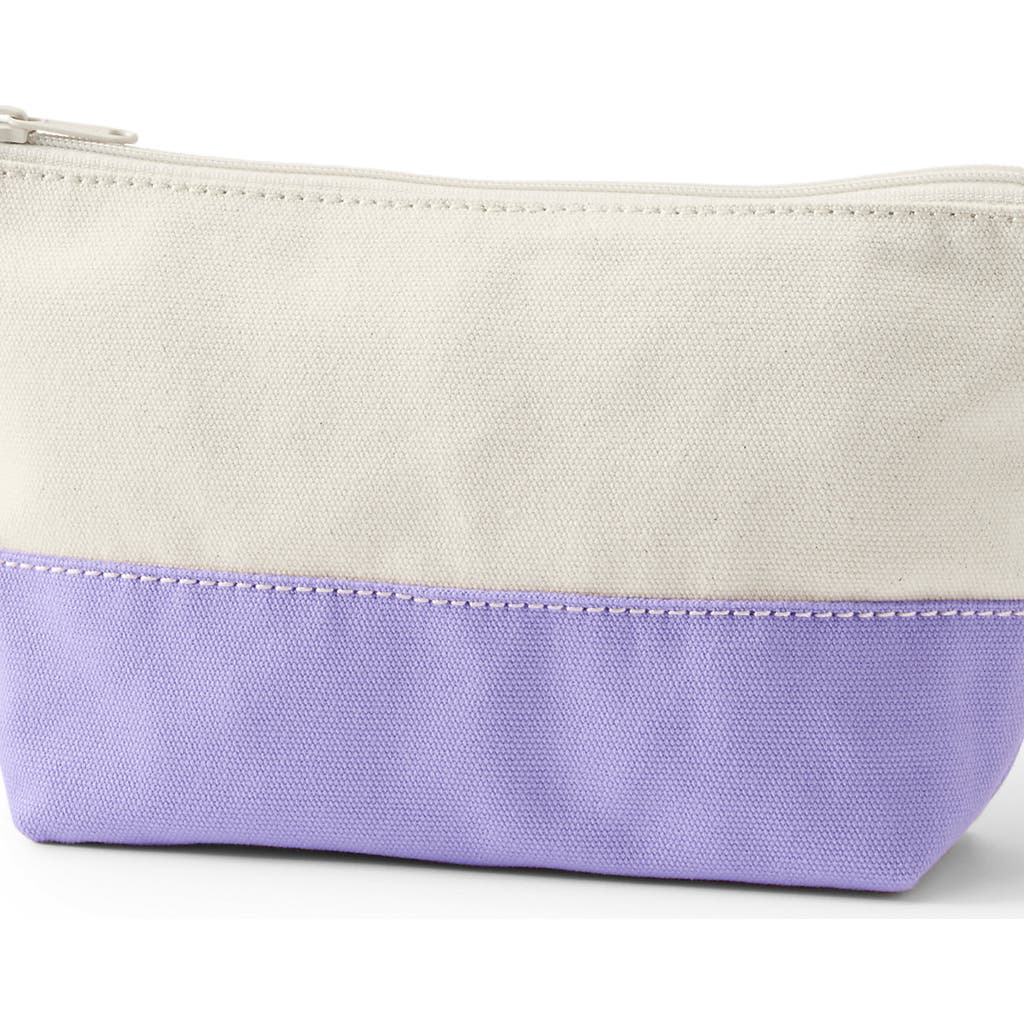 Lands' End Zipper Canvas Pouch