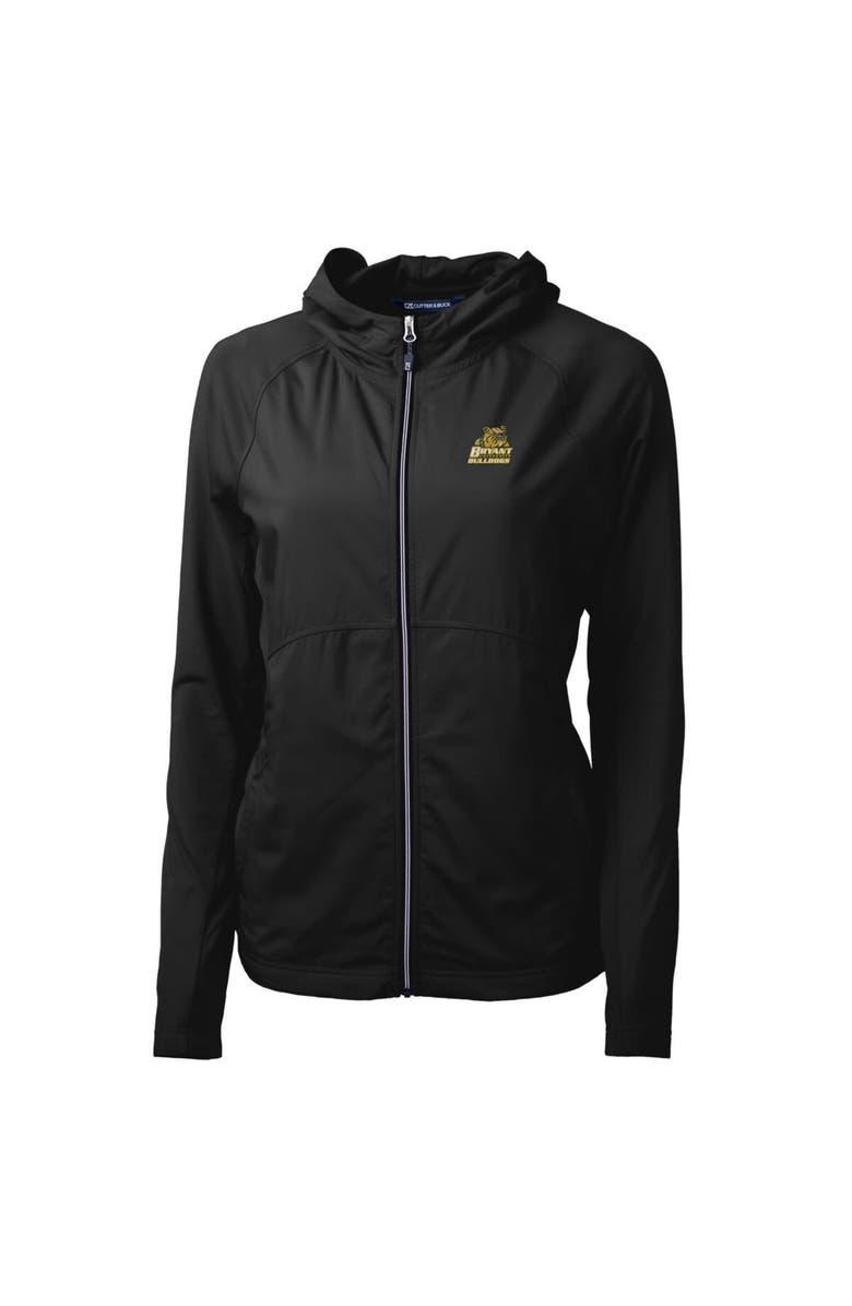 Cutter & Buck Women's Cutter & Buck Black Bryant Bulldogs Adapt Eco Knit Full-Zip Jacket, Main, color, 