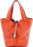 Pre-Owned Hermes Picotin Lock Bag Clemence PM
