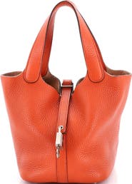 Pre-Owned Hermes Picotin Lock Bag Clemence PM
