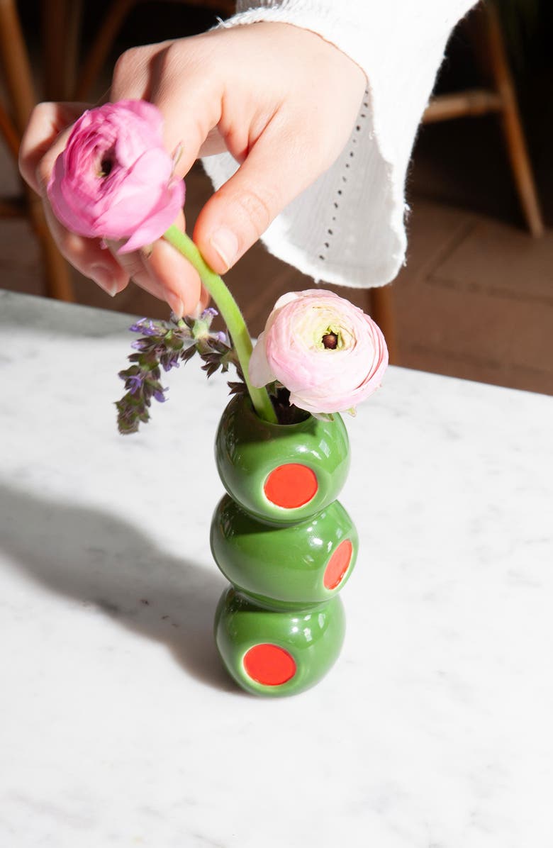 doiy Olivia Mini Vase, Alternate, color, Green