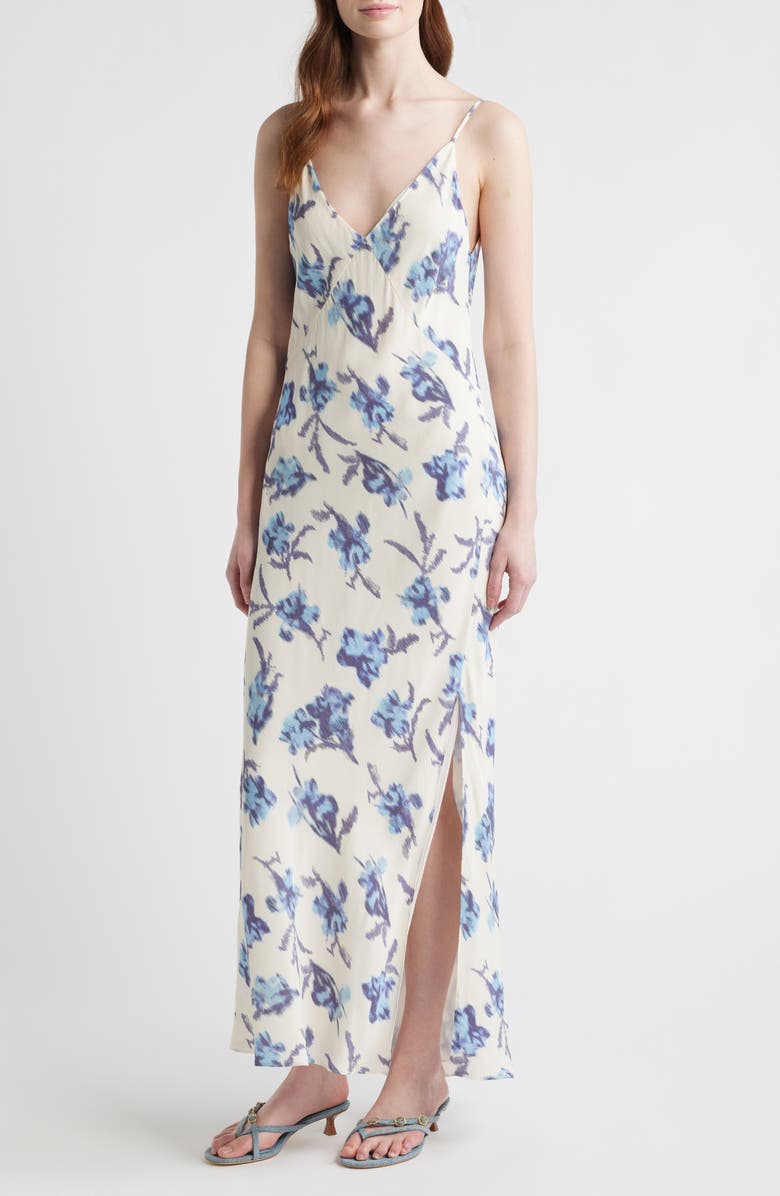rag & bone Larissa Floral Print Sleeveless Maxi Dress, Main, color, Light Floral