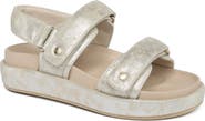 JSlides Footwear Bay Leather Slingback Sandal
