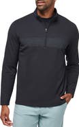 TravisMathew Upgraded Quarter Zip Fleece Top