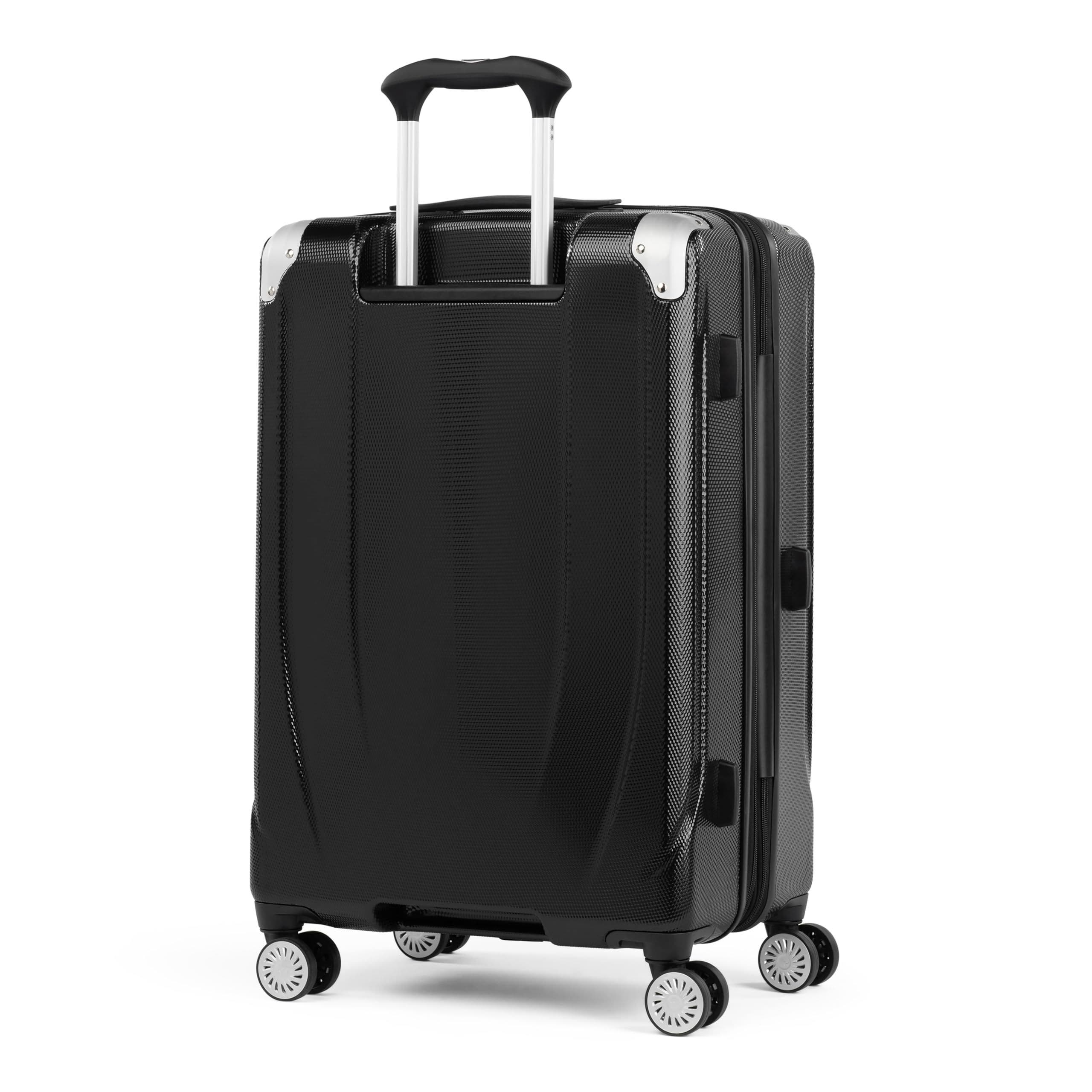 TRAVELPRO Pathways 3 Hardside Expandable 25" Medium Check in Spinner Luggage, Alternate, color, Black Knight