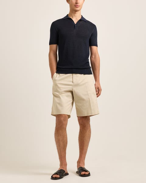 Burnham Tailored-Fit Polo Shirt