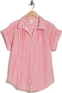 Caslon® Duo Gauze Button-Up Shirt