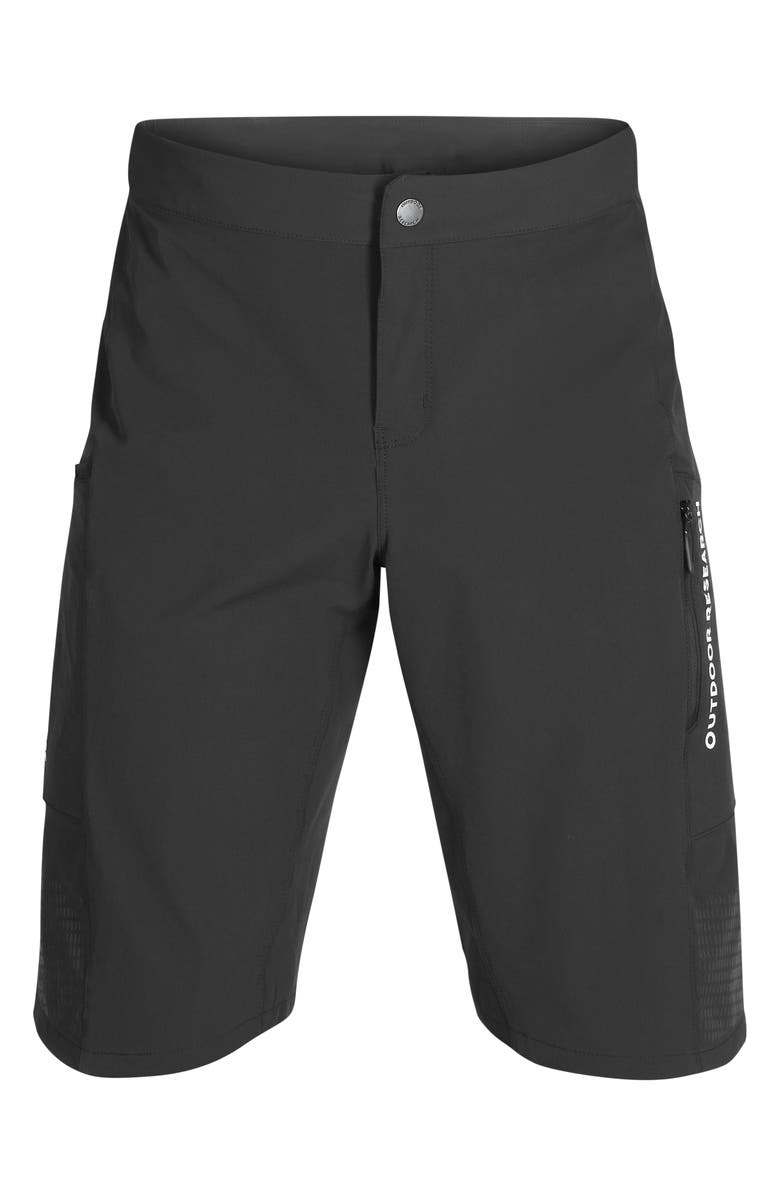 Outdoor Research Freewheel MTB Ride Shorts, Alternate, color, Black