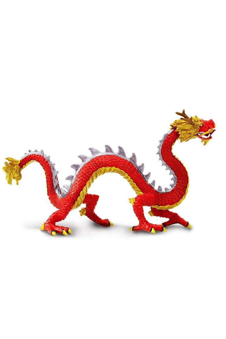 Horned Chinese Dragon Toy, Alternate, color, No Color
