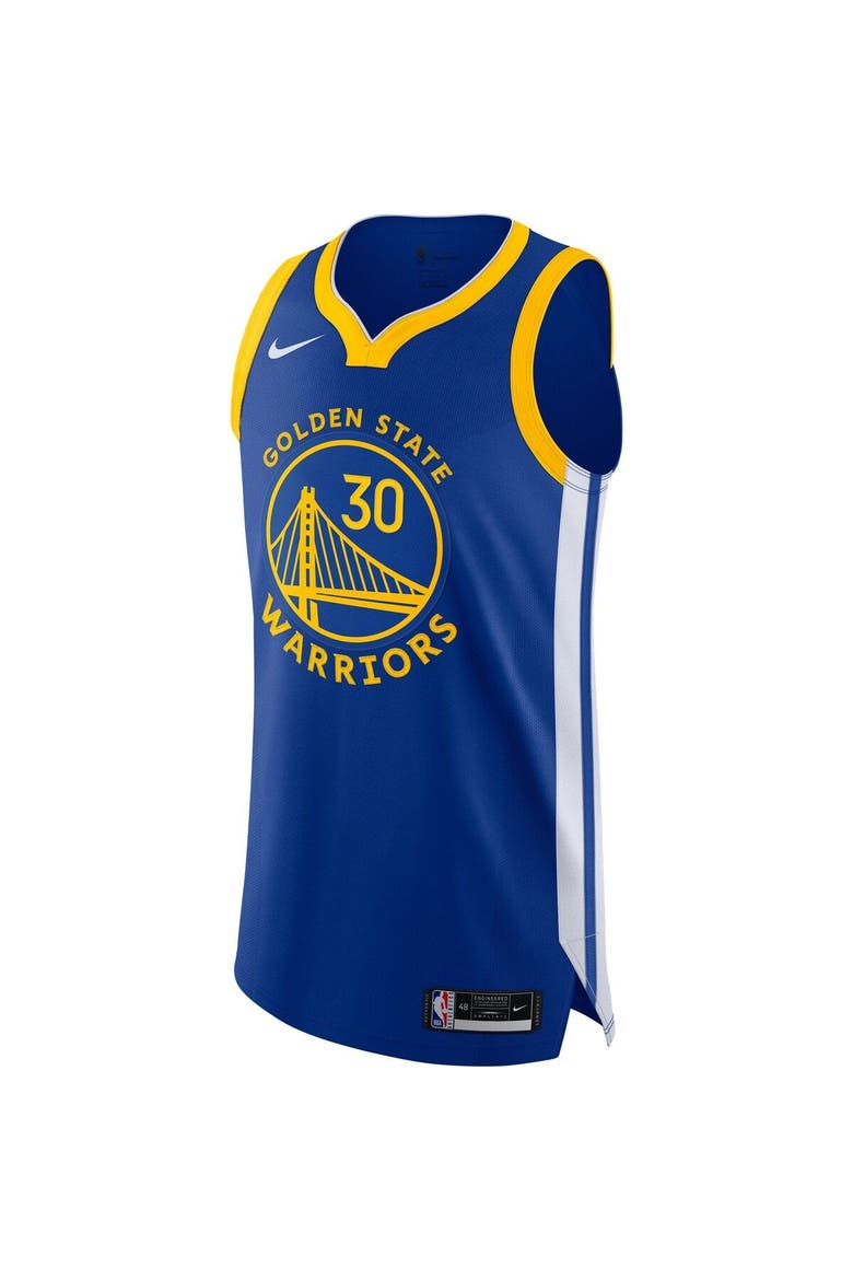 Men's Nike Stephen Curry Royal Golden State Warriors Authentic Jersey - Icon Edition, Alternate, color, Royal