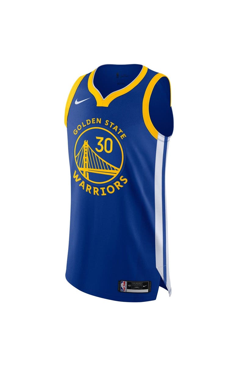 Nike Men's Nike Stephen Curry Royal Golden State Warriors Authentic Jersey - Icon Edition, Alternate, color, Royal