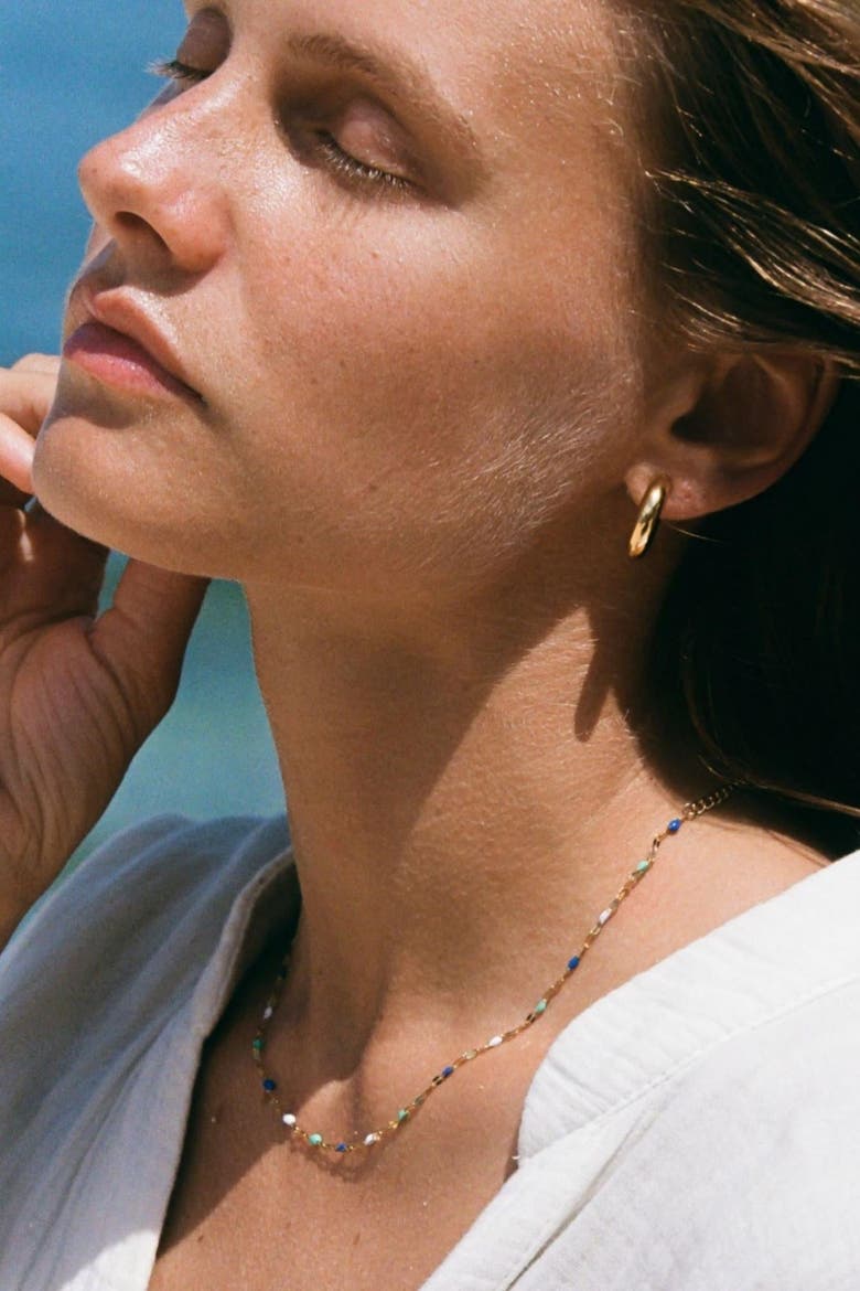 Mykonos Choker, Alternate, color, Gold