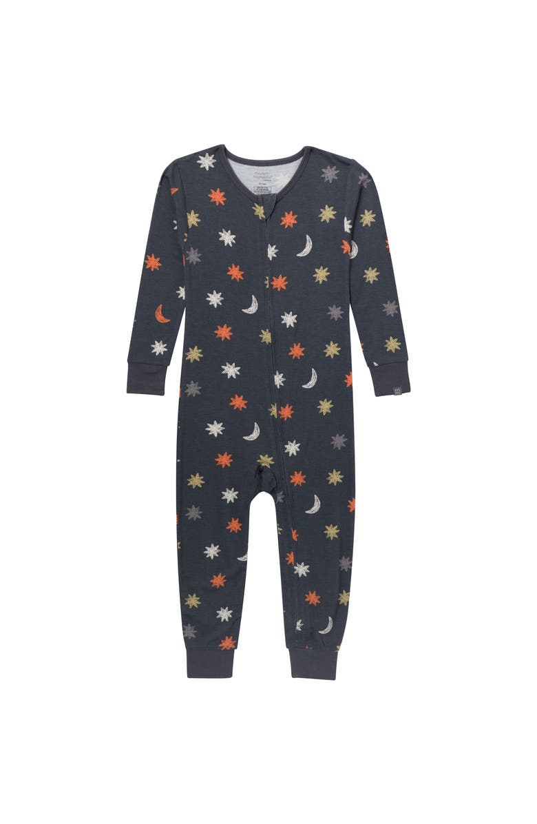 Modern Moments<sup>™</sup> by Gerber Christmas Snug Fitting Footless Pajamas, Alternate, color, Stars And Moons