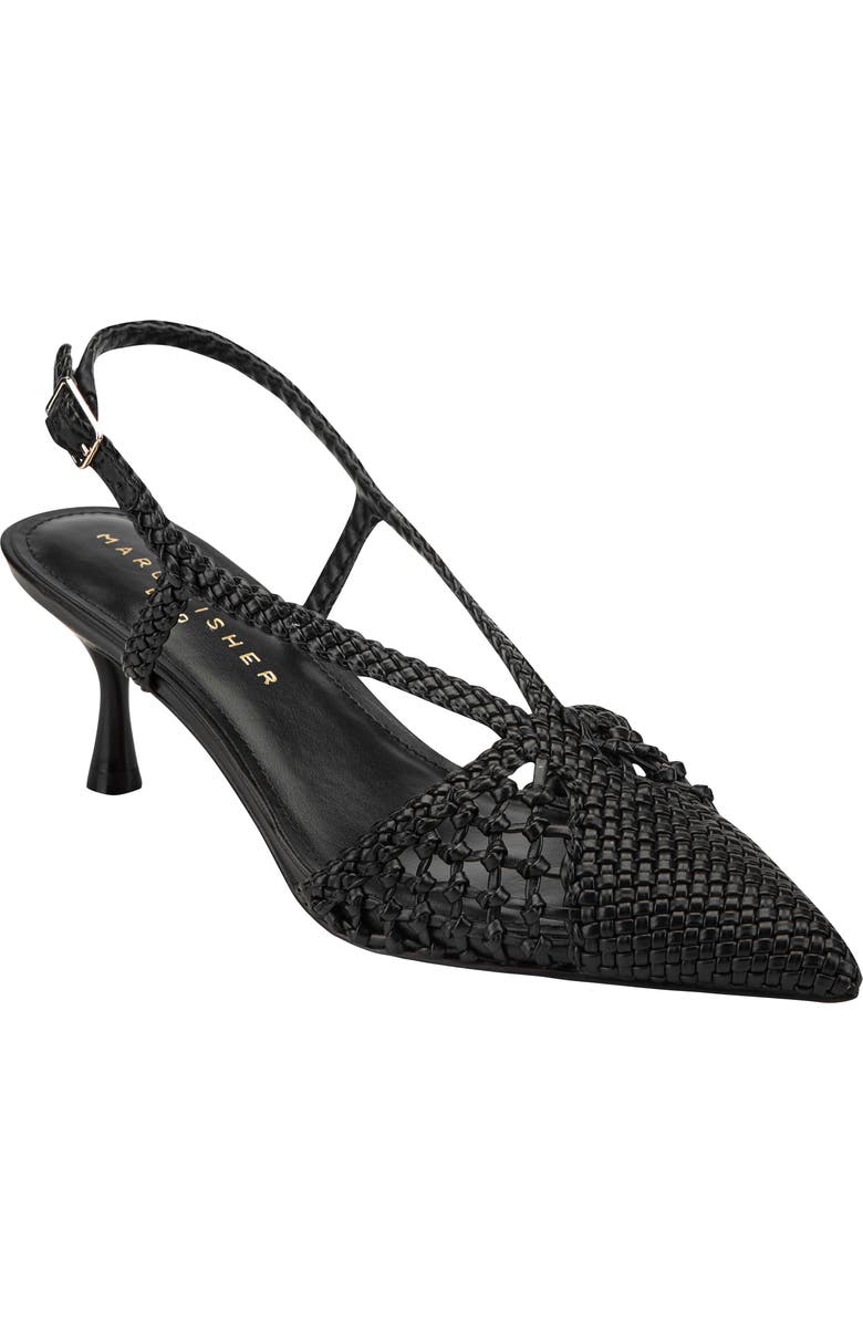 Marc Fisher Reagan Slingback Pump, Main, color, Black