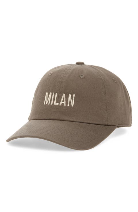 Slouch Milan Embroidered Baseball Cap