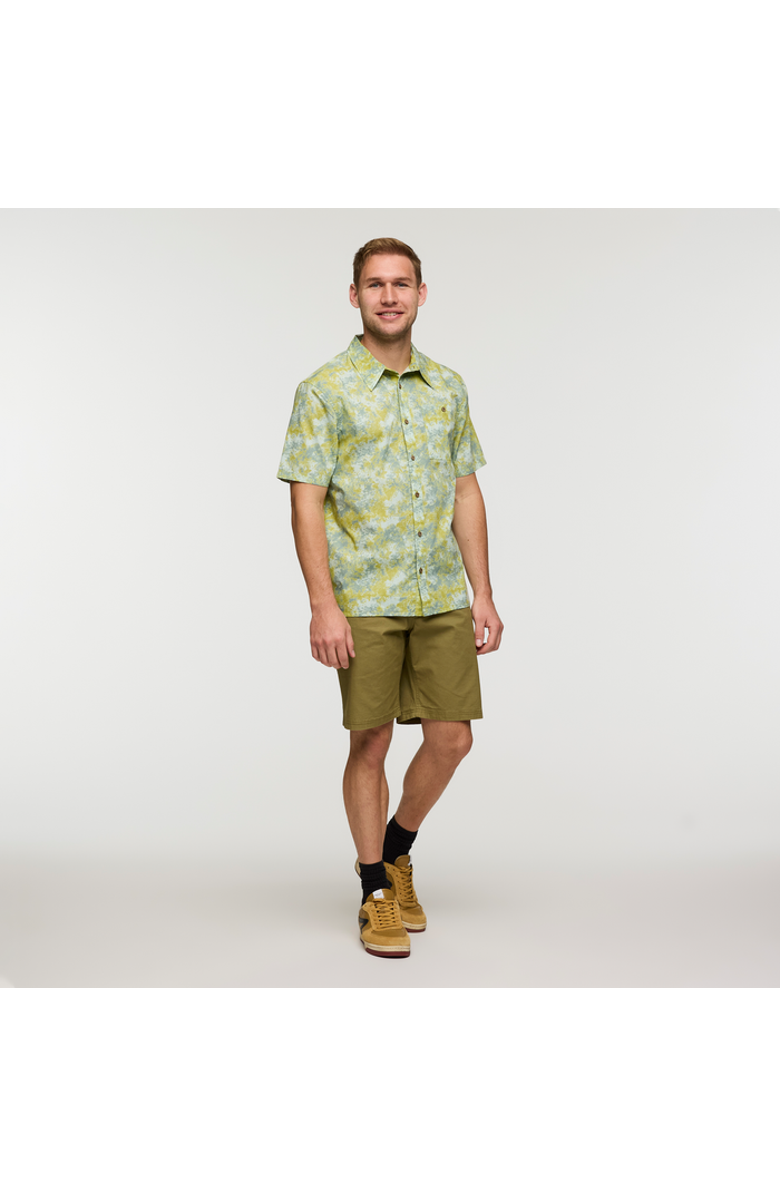 Cotopaxi Estival Button Up Shirt - Print - Men's, Alternate, color, Galactic Lemongrass