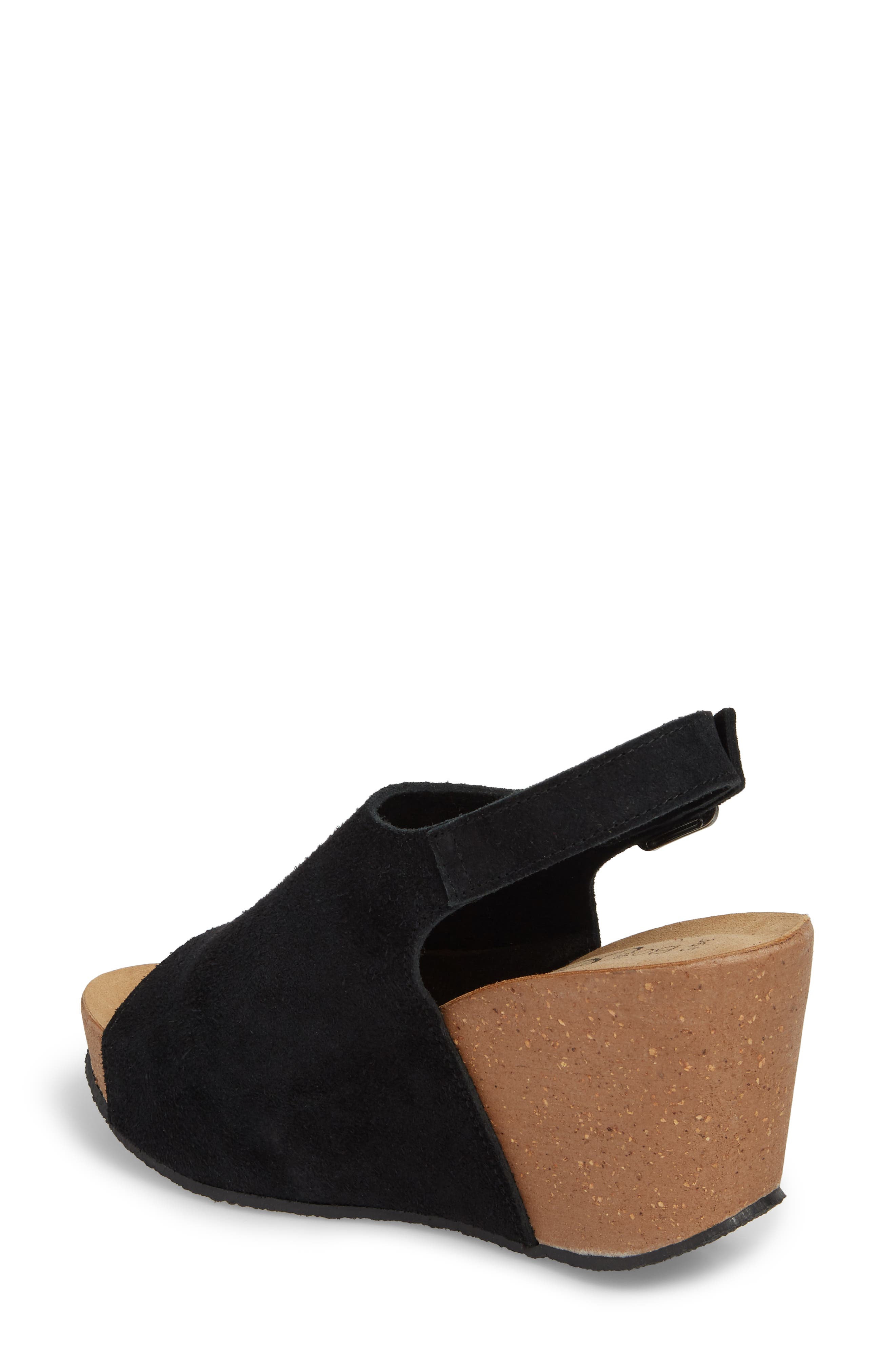 Bos. & Co. Sheila Platform Wedge Sandal, Alternate, color, 