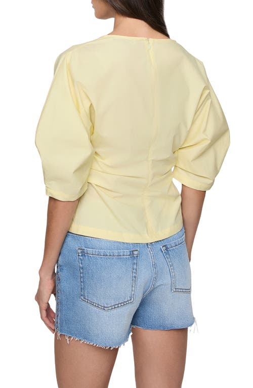Rebecca Minkoff Naomi Pleated Short Sleeve Top