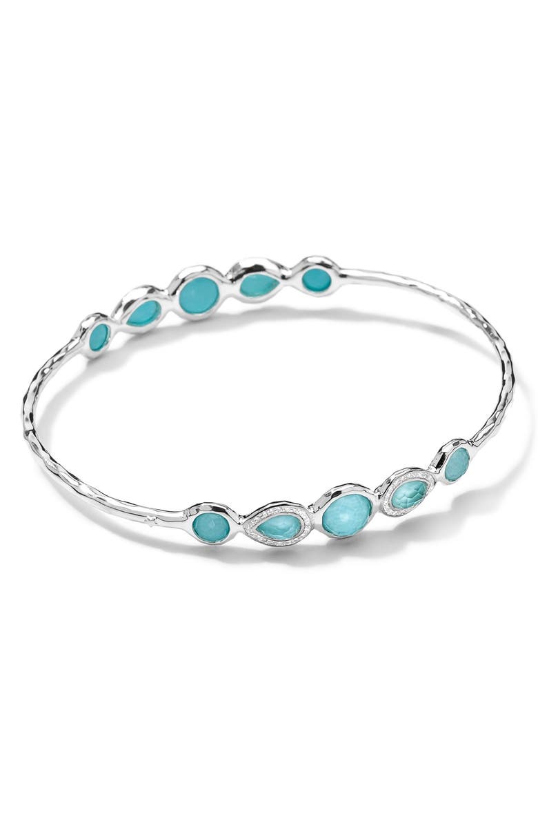 Ippolita 'Wonderland' Five-Stone Bangle, Main, color, 